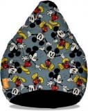 Orka XXXL Mickey Mouse Digital Printed Bean Bag With Bean Filling