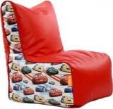 Orka XXXL Pixar Cars Digital Printed Bean Bag Chair With Bean Filling