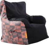 Orka XXXL Spiderman Digital Printed Arm Chair Bean Bag Chair With Bean Filling