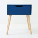 Oxmic Bedside Console Table for livingroom with One Drawer Engineered Wood Bedside Table