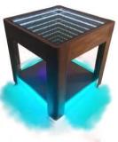 Packnstyle Corner Table Infinity Light Top And Bluetooth Solid Wood Console Table