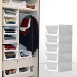 Padhar Wardrobe Organizer Foldable And Stackable PP Collapsible Wardrobe