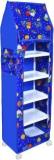 Pali 1 Door 6 Shelf Fabric Carbon Steel PP Collapsible Wardrobe PVC Collapsible Wardrobe