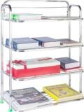 Patelraj Stainless Steel Book Metal Open Book Shelf