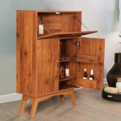 Peachtree Travis Bar Unit Engineered Wood Bar Cabinet