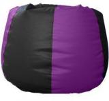 Pebbleyard Classic Bean Bag Cover In Black N Purple Colour