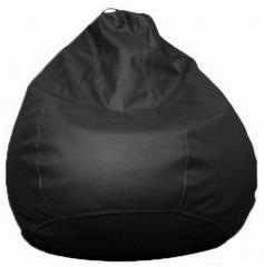 Pebbleyard Classic Filled Bean Bag in Black Colour