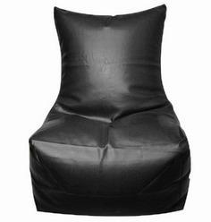 Pebbleyard Filled Bean Bag Chair Without Arms In Black Colour