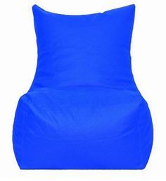 Pebbleyard Filled Bean Bag Chair Without Arms In Blue Colour