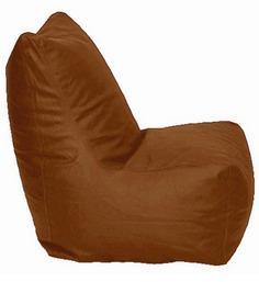 Pebbleyard Filled Bean Bag Chair Without Arms In Brown Colour