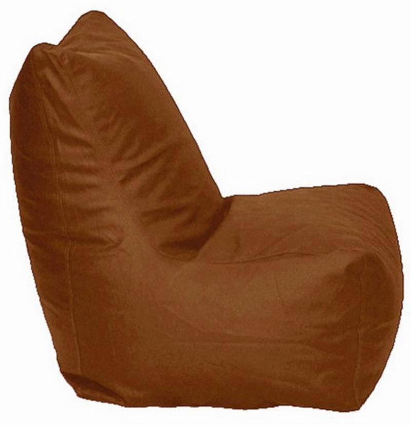 Pebbleyard Filled Bean Bag Chair without Arms in Brown Colour