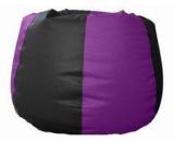 Pebbleyard L Classic Black And Purple Bean Bag With Beans