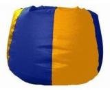 Pebbleyard L Classic Blue And Yellow Bean Bag With Beans