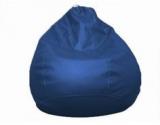 Pebbleyard L Classic Blue Bean Bag With Beans