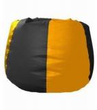 Pebbleyard L Classic Yellow And Black Bean Bag With Beans