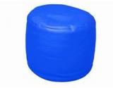 Pebbleyard L Pouf Blue Bean Bag With Beans