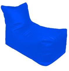 Pebbleyard Lounger XXL Size Filled Bean Bag In Blue Colour