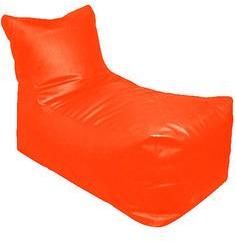 Pebbleyard Lounger XXL Size Filled Bean Bag In Orange Colour