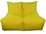 Pebbleyard Sofa Bean Bag Cover In Yellow Colour