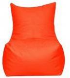 Pebbleyard XXL Chair Orange Bean Bag With Beans