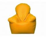 Pebbleyard XXL Chair With Arms Yellow Bean Bag With Beans