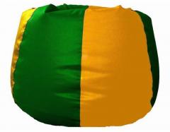 Pebbleyard XXL Classic Green And Yellow Bean Bag With Beans