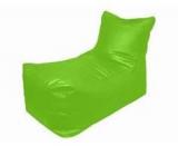 Pebbleyard XXL Lounger Chair Green Bean Bag With Beans