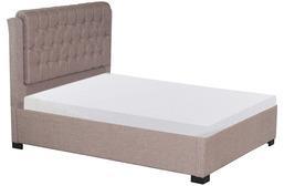 Penache Furnishing Chant Queen Size Bed In Oat Colour