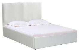 Penache Furnishing Grace Queen Size Bed With Storage In White Colour