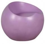 Penache Furnishing Stool In Purple Colour