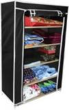 Philoshop Cloth Stand & Cupboard And Almirah Carbon Steel Collapsible Wardrobe