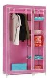 Pindia Fancy Foldable Closet Wardrobe In Pink