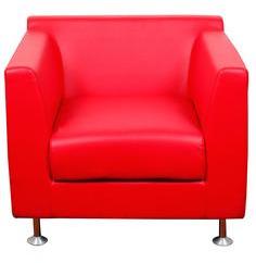 Pinnacle Udine One Seater Sofa In Red Colour