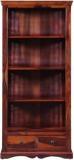 Pipercrafts Solid Wood Semi Open Book Shelf