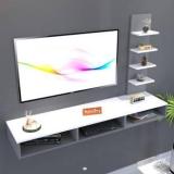 Plantzy Wooden TV Entertainment Unit/Wall Set Top Box Shelf Stand/TV Cabinet For Home/ Engineered Wood TV Entertainment Unit