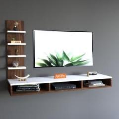 Plantzy Wooden TV Entertainment Unit/Wall Set Top Box Shelf Stand/TV Cabinet for Wall Engineered Wood TV Entertainment Unit