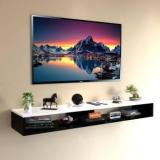 Plantzy Wooden Wall Mounted Floating TV Stand/TV Entertainment Unit/TV Stand Unit/ Engineered Wood TV Entertainment Unit