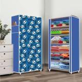 Poowerest 6 Layer Before Christmas Printed PVC Collapsible Wardrobe