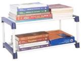 Powerest Study Material Organizer Metal Open Book Shelf