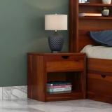 Pr Furniture Premium Quality Sheesham Wood Bed Side Table Finish : Honey Finish Solid Wood Bedside Table