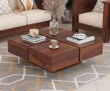 Pr Furniture Solid Sheesham Wood Square Coffee Table For Living Room/ Restaurant/ Caf | Solid Wood Coffee Table