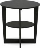 Priti END Side Table ONE Walnut Black Engineered Wood Side Table