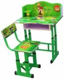 Puci Kids Study table chair Height Adjustable & Glossy Finish Metal Desk Chair Metal Desk Chair