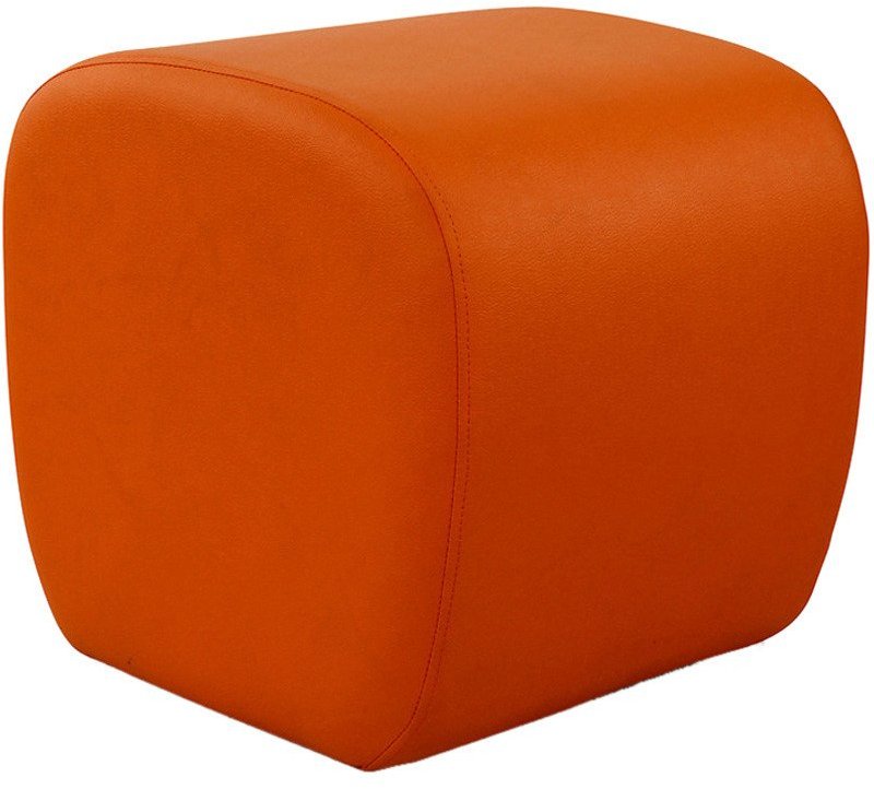 Purple Heart Cutesy Pouffe in Orange Colour