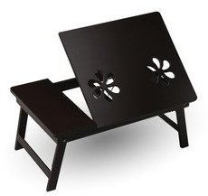 Purple Heart Flower Bed Laptop Table