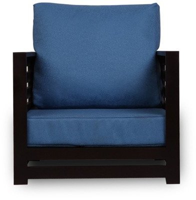 Purple Heart Jinjer Comfortable One Seater Sofa in Blue Colour