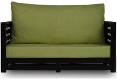 Purple Heart Jinjer Two Seater Sofa In Green Colour