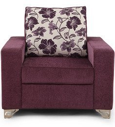 Purple Heart Lexus One Seater Sofa In Purple Colour