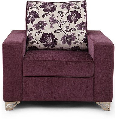 Purple Heart Lexus One Seater Sofa in Purple Colour