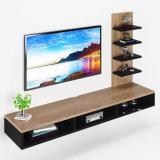 Radha Crafts Wooden TV Entertainment Unit Wall Mounted For Home, Bedroom Engineered Wood TV Entertainment Unit